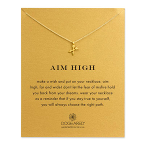 Aim High Crossing Arrows Reminder Gold Dipped